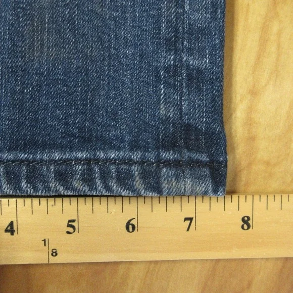 MISS ME Embellished Denim Jean Capris Sz 29 Blue Distressed Flap Pockets JP6085P - Picture 16 of 16